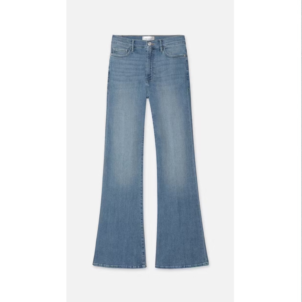 Frame Denim Light Blue Flare Jeans